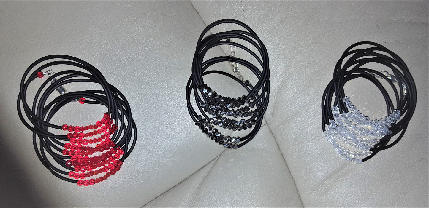 Waterfall Wrapped Bracelets (Several Colors Available)