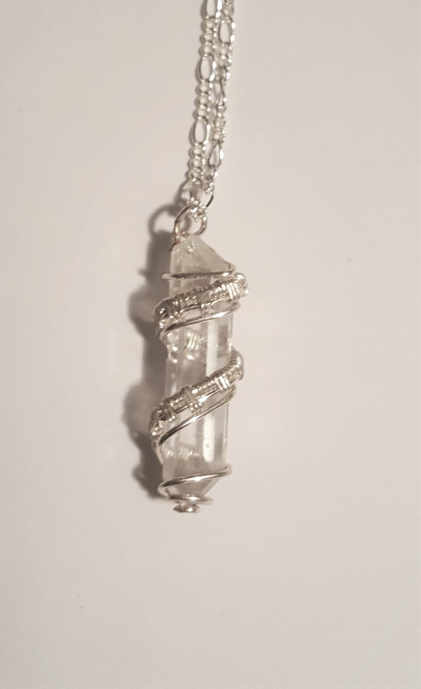 Wrapped Crystal Quartz Points