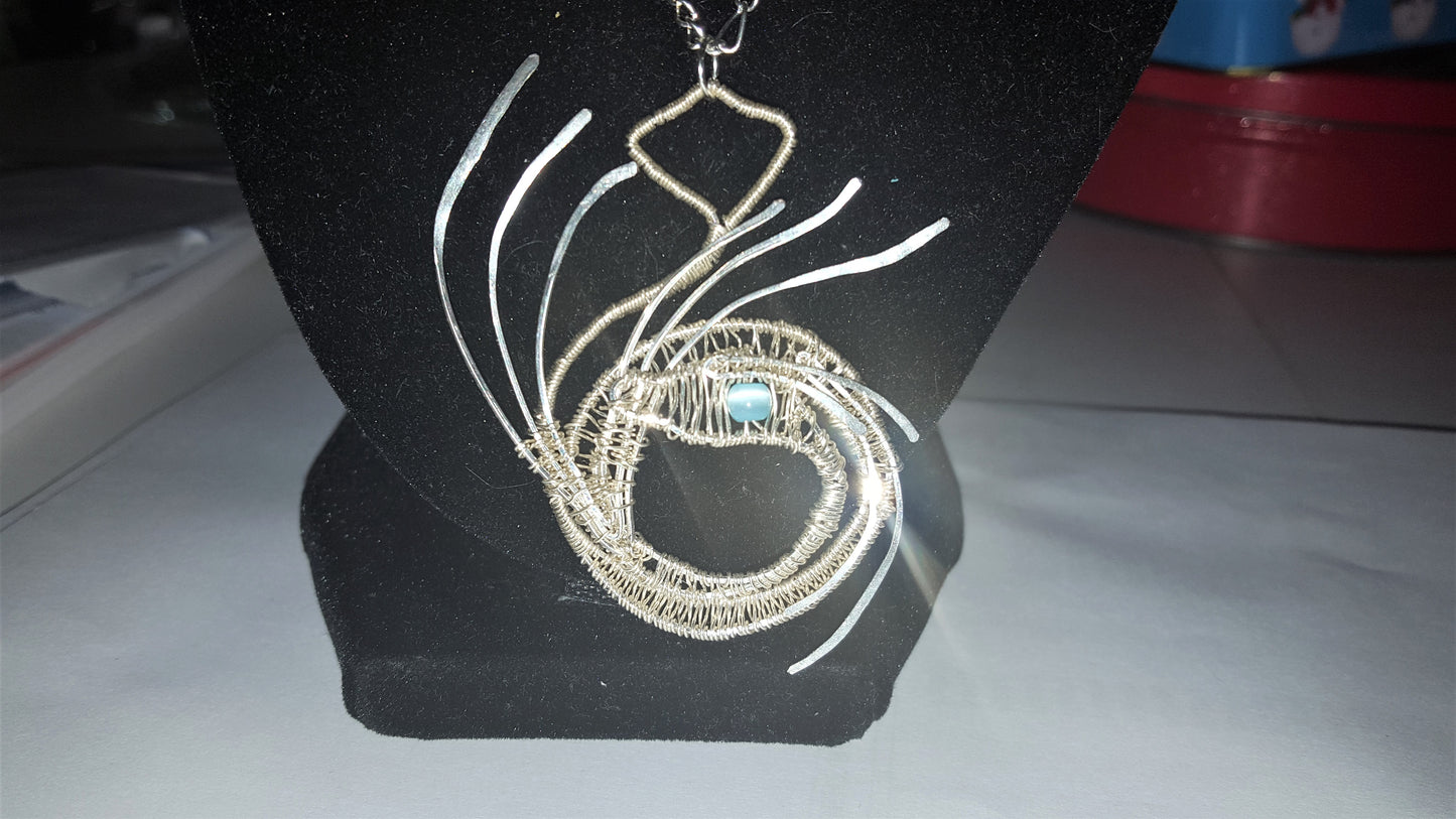 Custom Handwoven Dragon Pendant Necklace