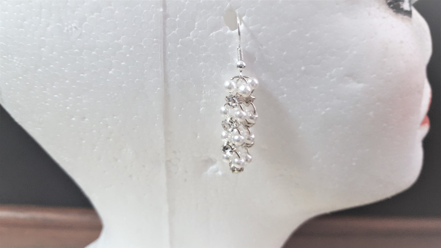 Chainmaille Pearl & Swarovski Set