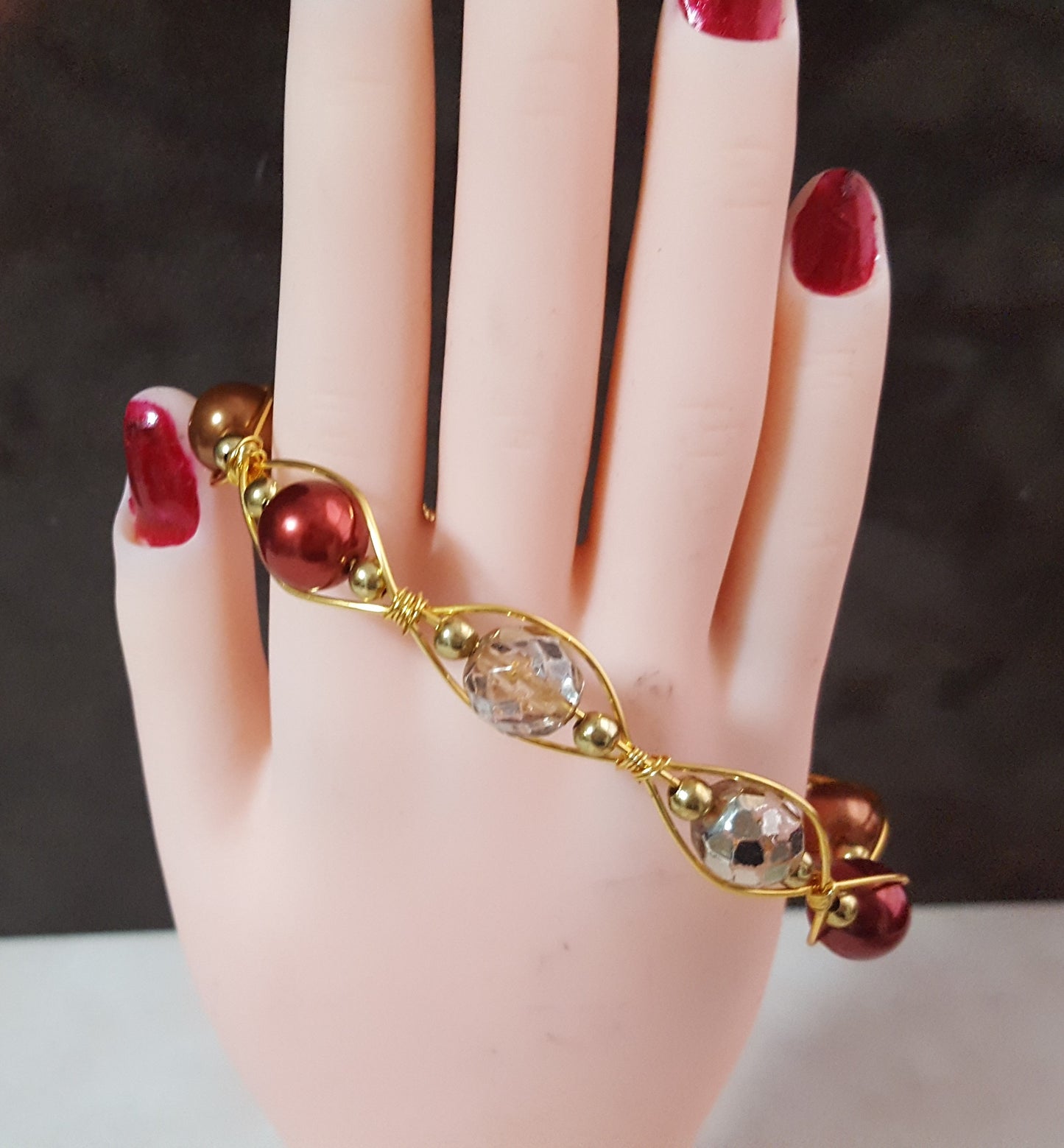 Braided Bracelets with Beads