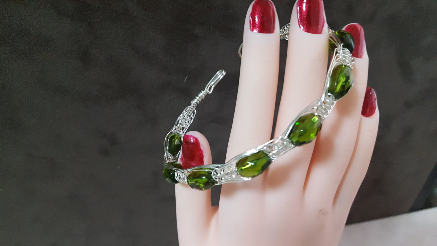Braided Bracelets with Beads