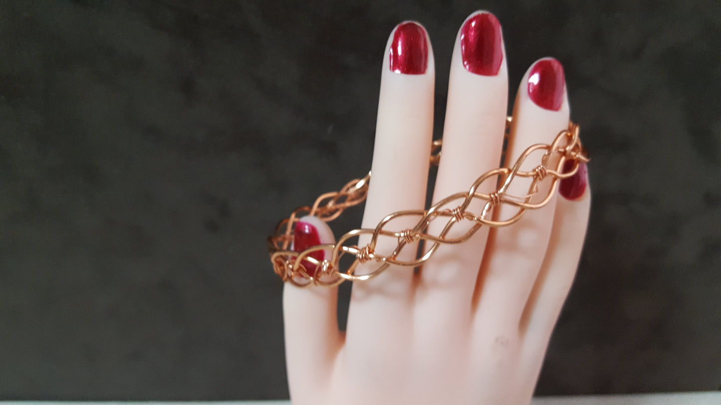 Braided Bracelets with Beads