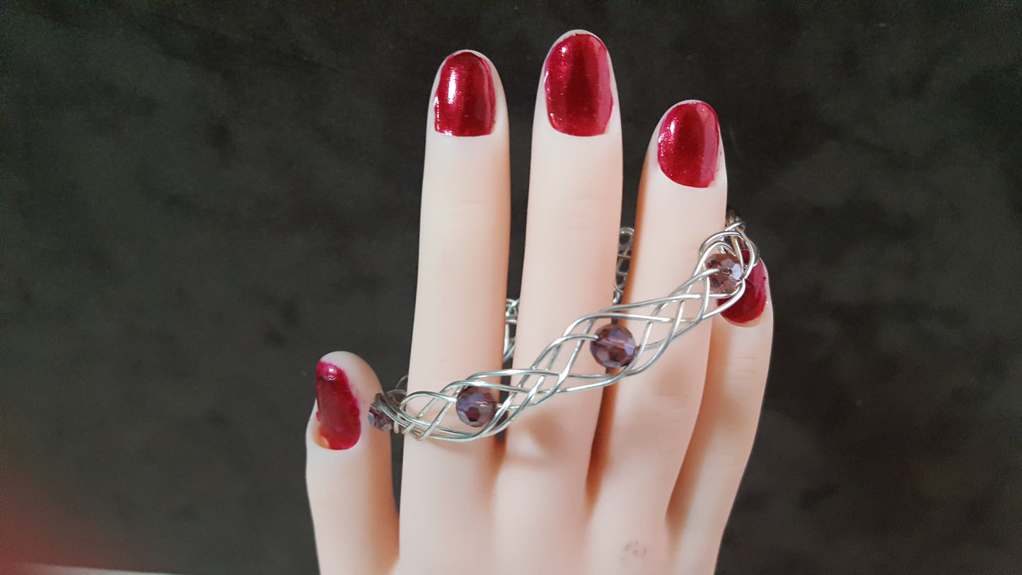 Braided Bracelets with Beads