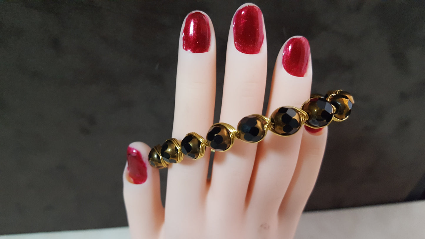 Braided Bracelets with Beads