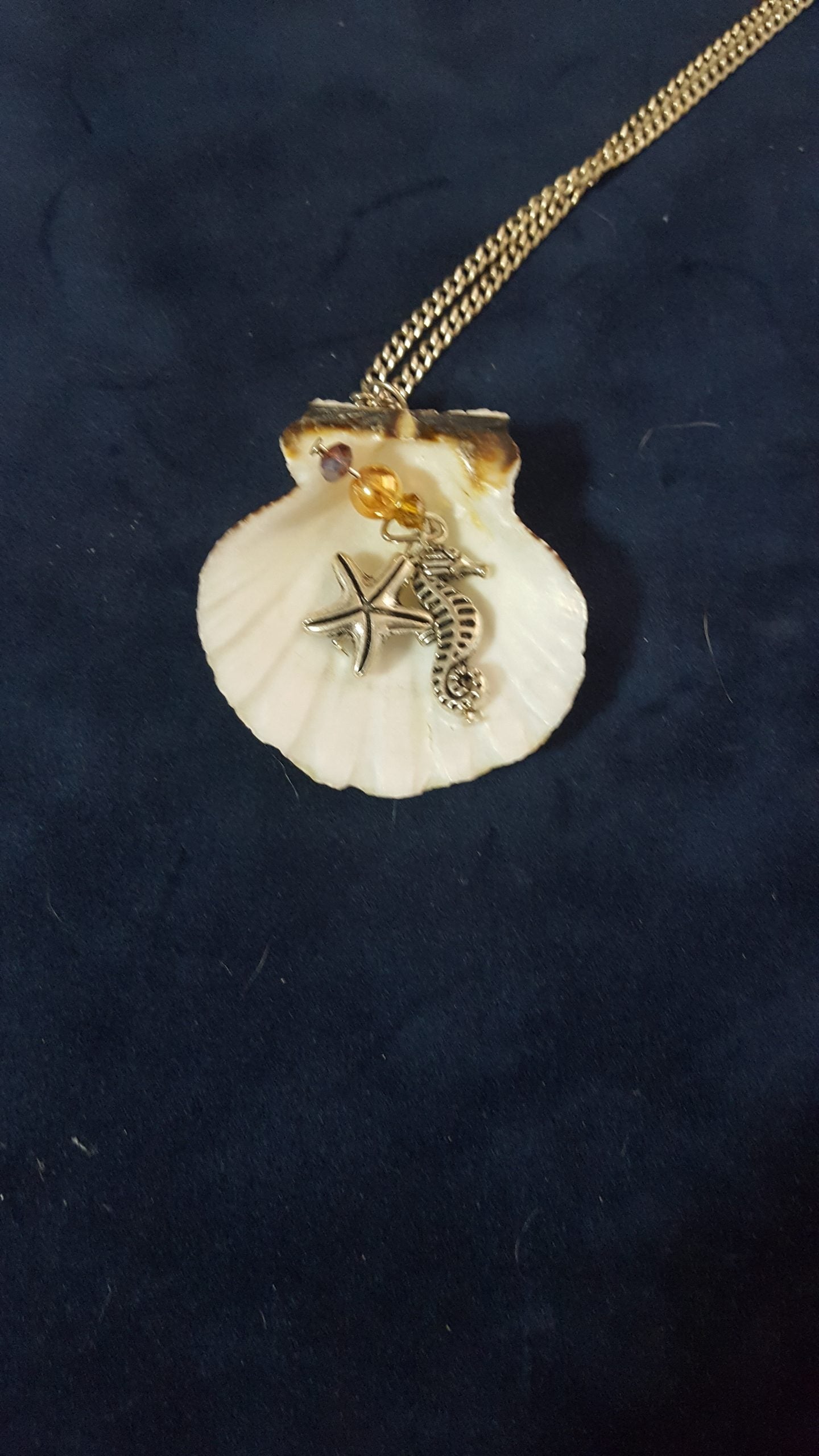 Embellished Seashell Necklaces