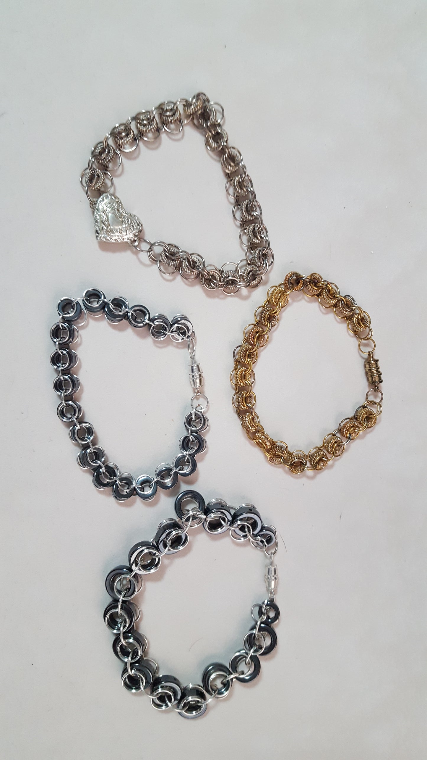 Bicycle Chainmaille Bracelets