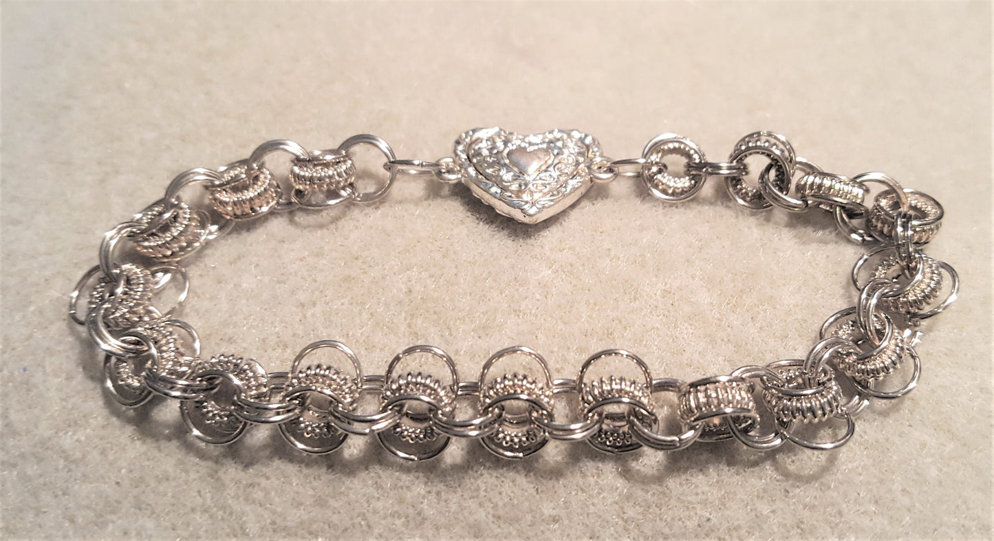 Bicycle Chainmaille Bracelets