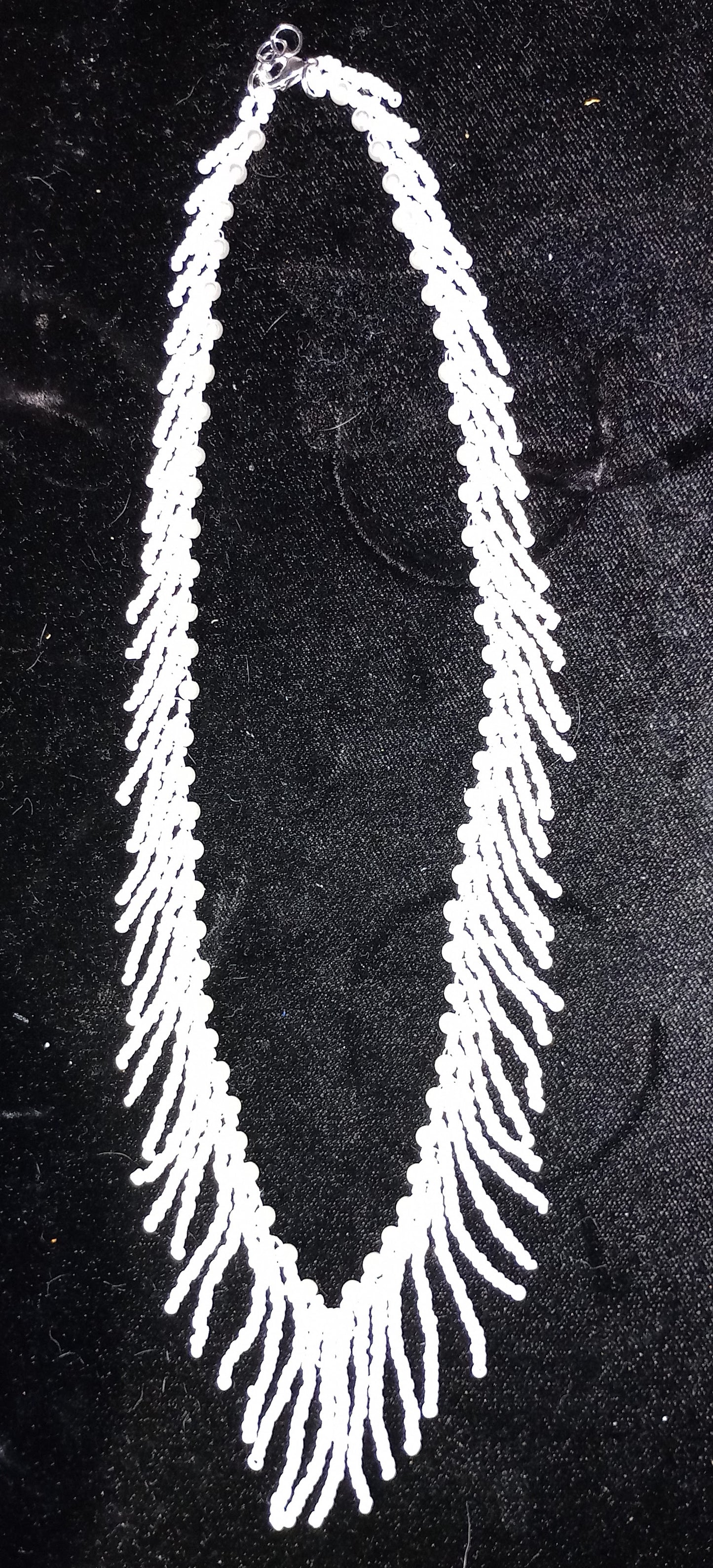 Beaded Fringe Necklace