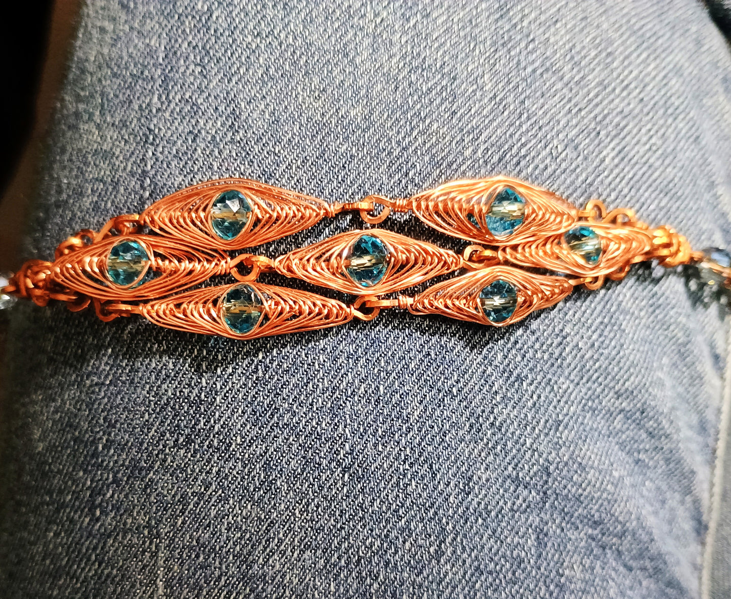 Herringbone Beaded Bracelets (several colors available)