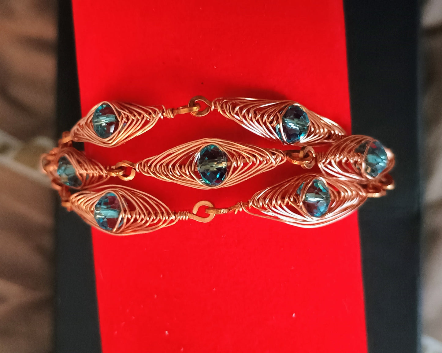 Herringbone Beaded Bracelets (several colors available)