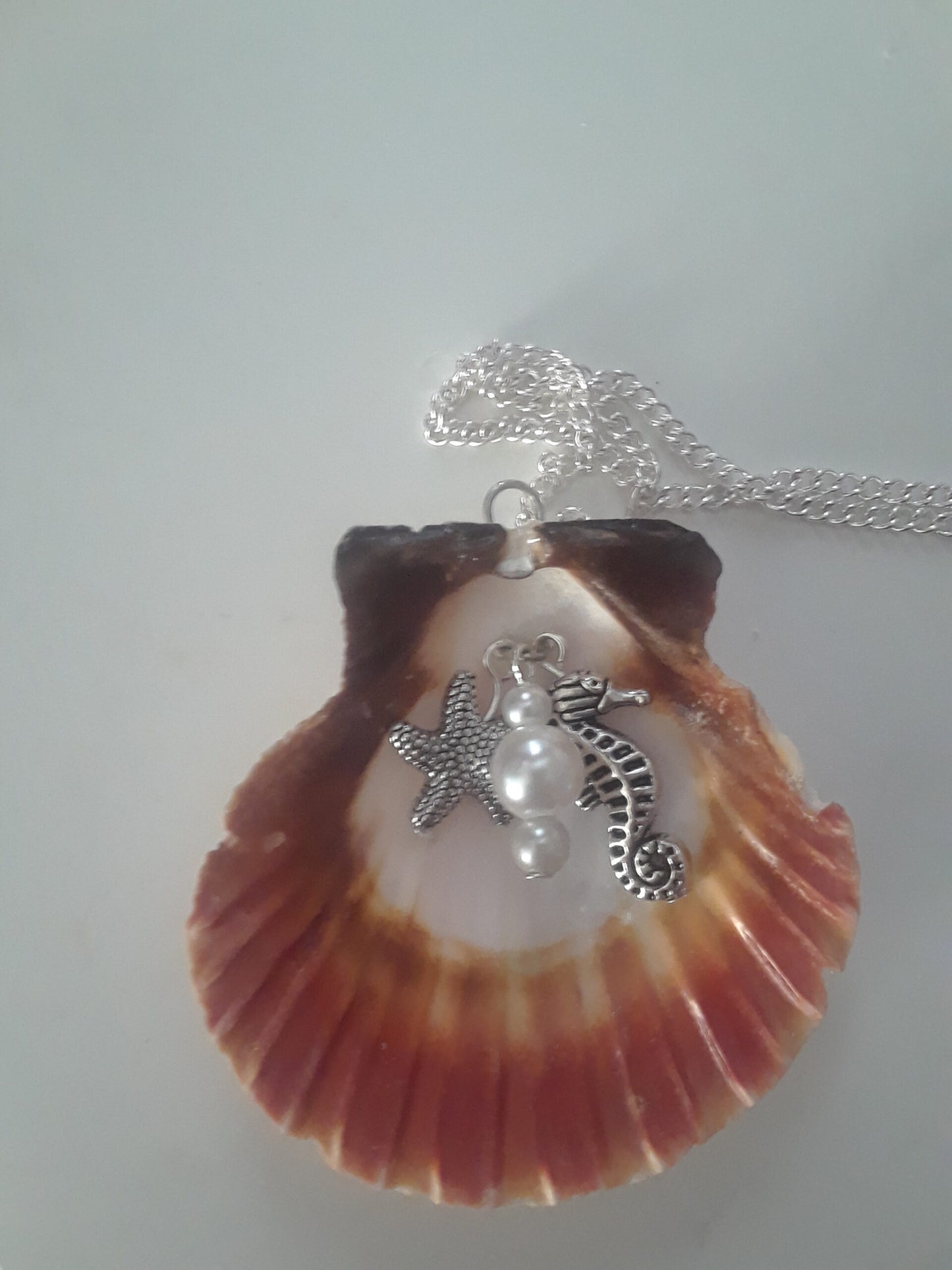 Embellished Seashell Necklaces