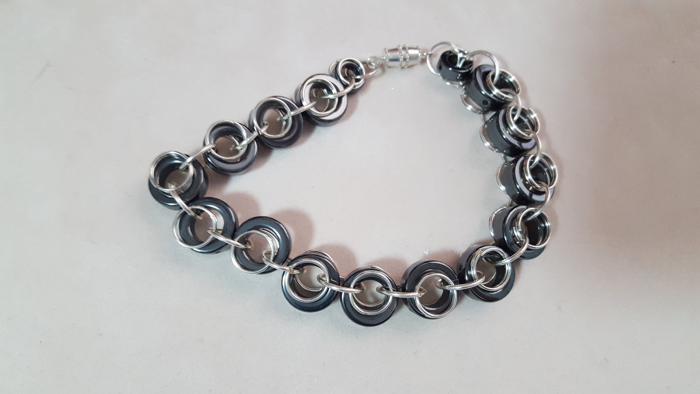 Bicycle Chainmaille Bracelets