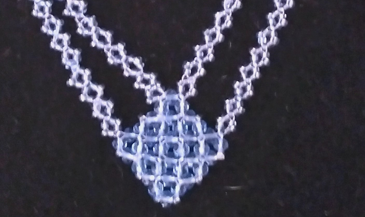 Beaded Diamond Necklace