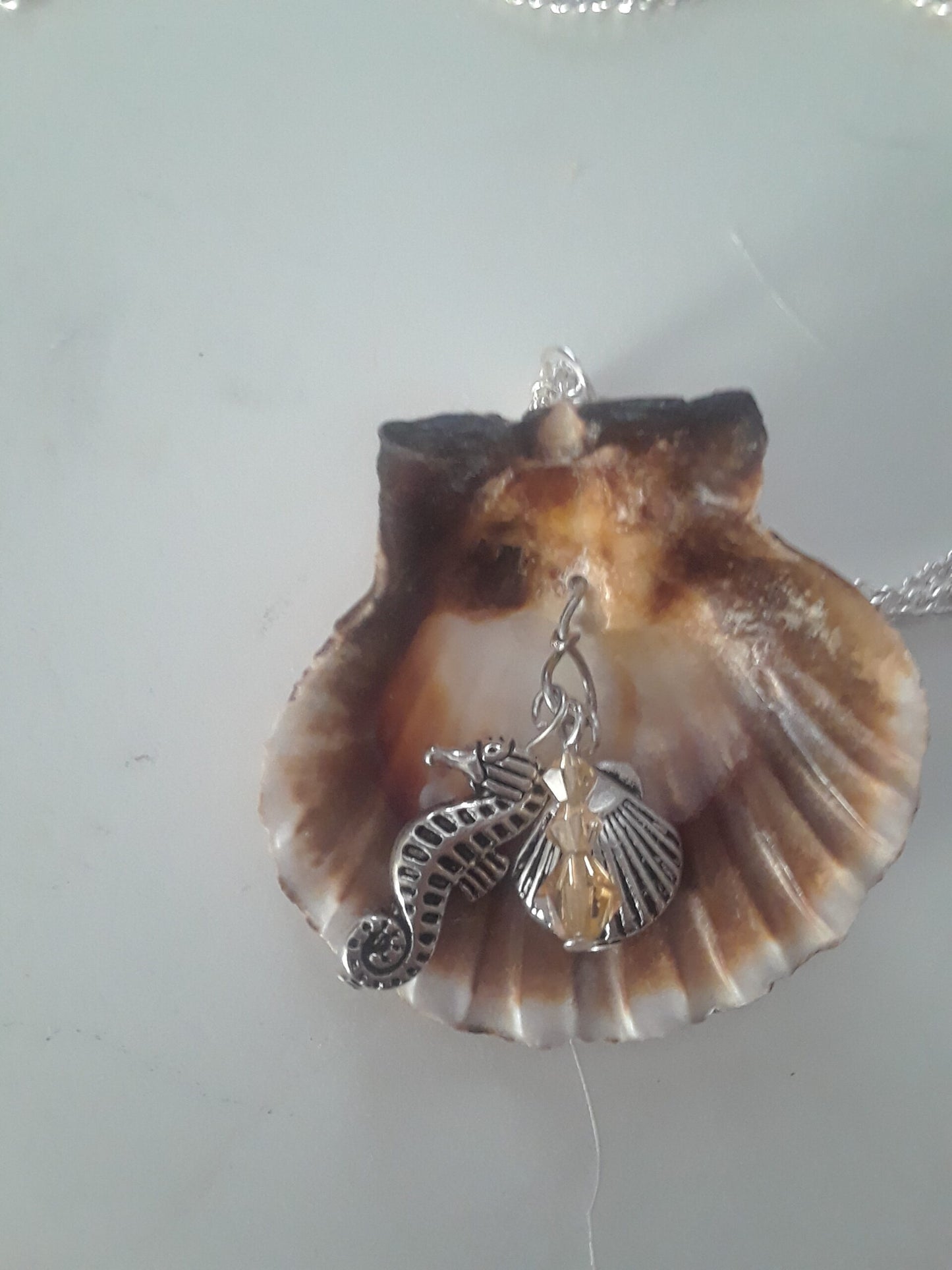 Embellished Seashell Necklaces