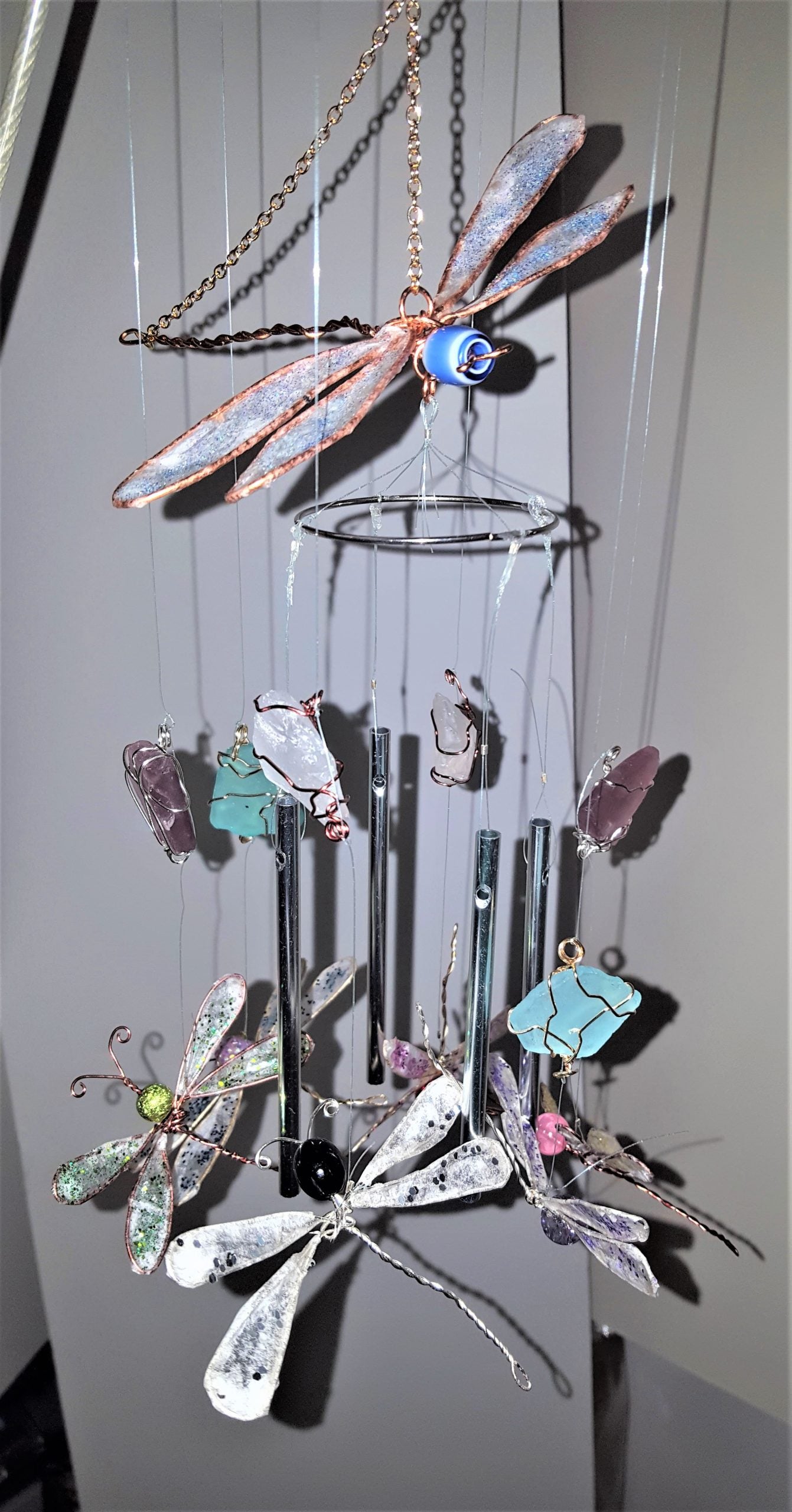 Handcrafted Wind Chimes - Dragonflies
