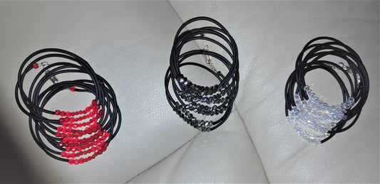 Waterfall Wrapped Bracelets (Several Colors Available)