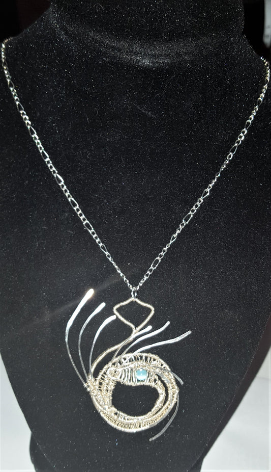 Silver Plated Dragon Necklace