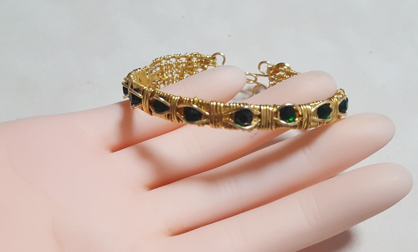 Channel Set Bangle Bracelet