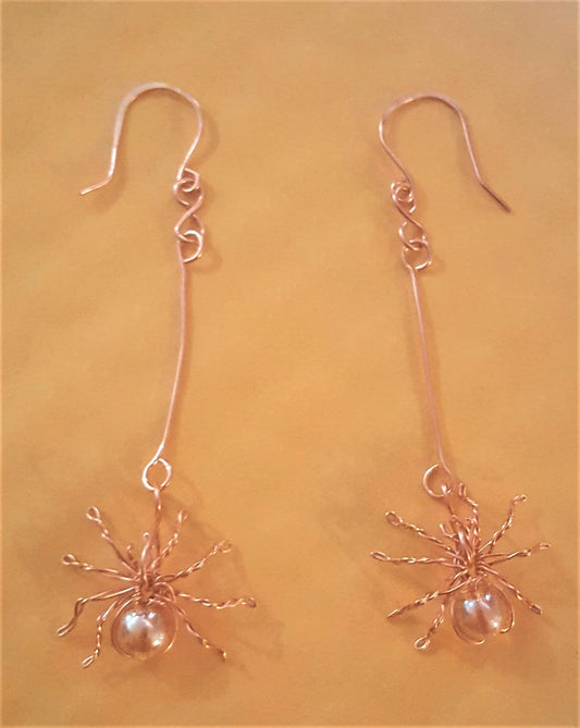 Halloween Earrings-Spider or Web - Spiders