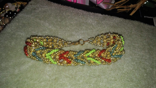 Pretty Beaded Bracelets - Multi Colored