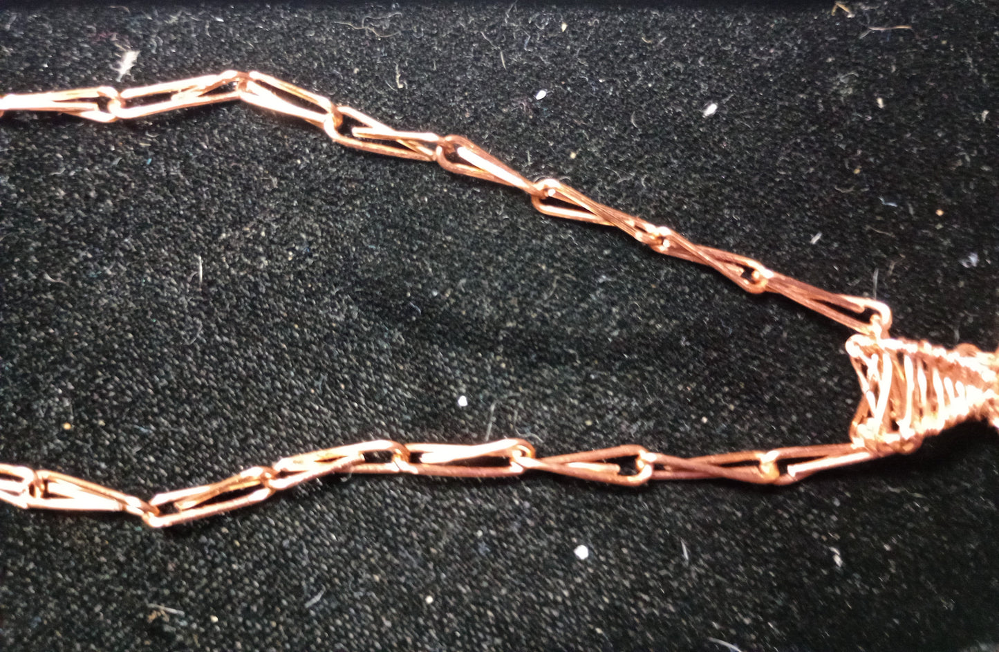 Copper Cherry Volcano Necklace