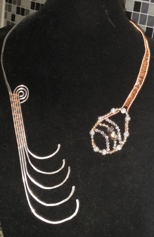 Collar Necklaces - Copper & Silver
