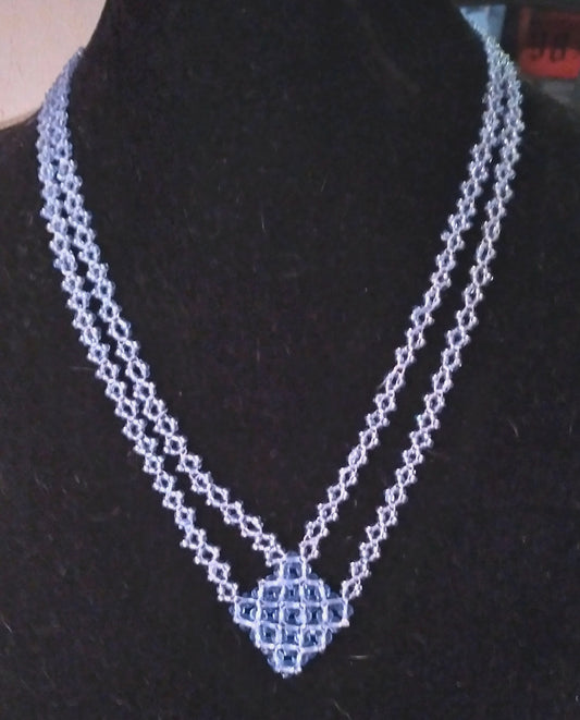 Beaded Diamond Necklace